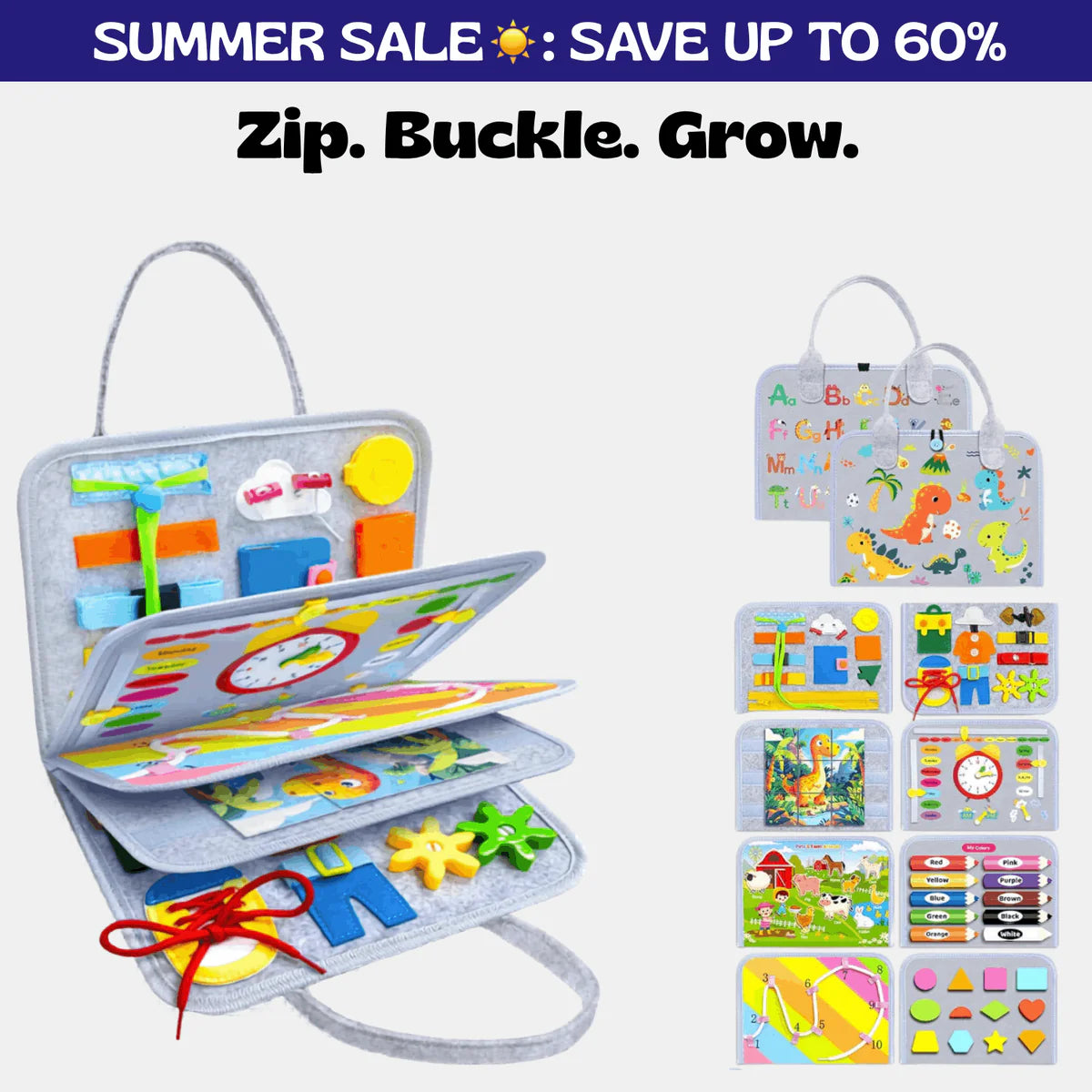 Castilo™ Montessori Busy Board