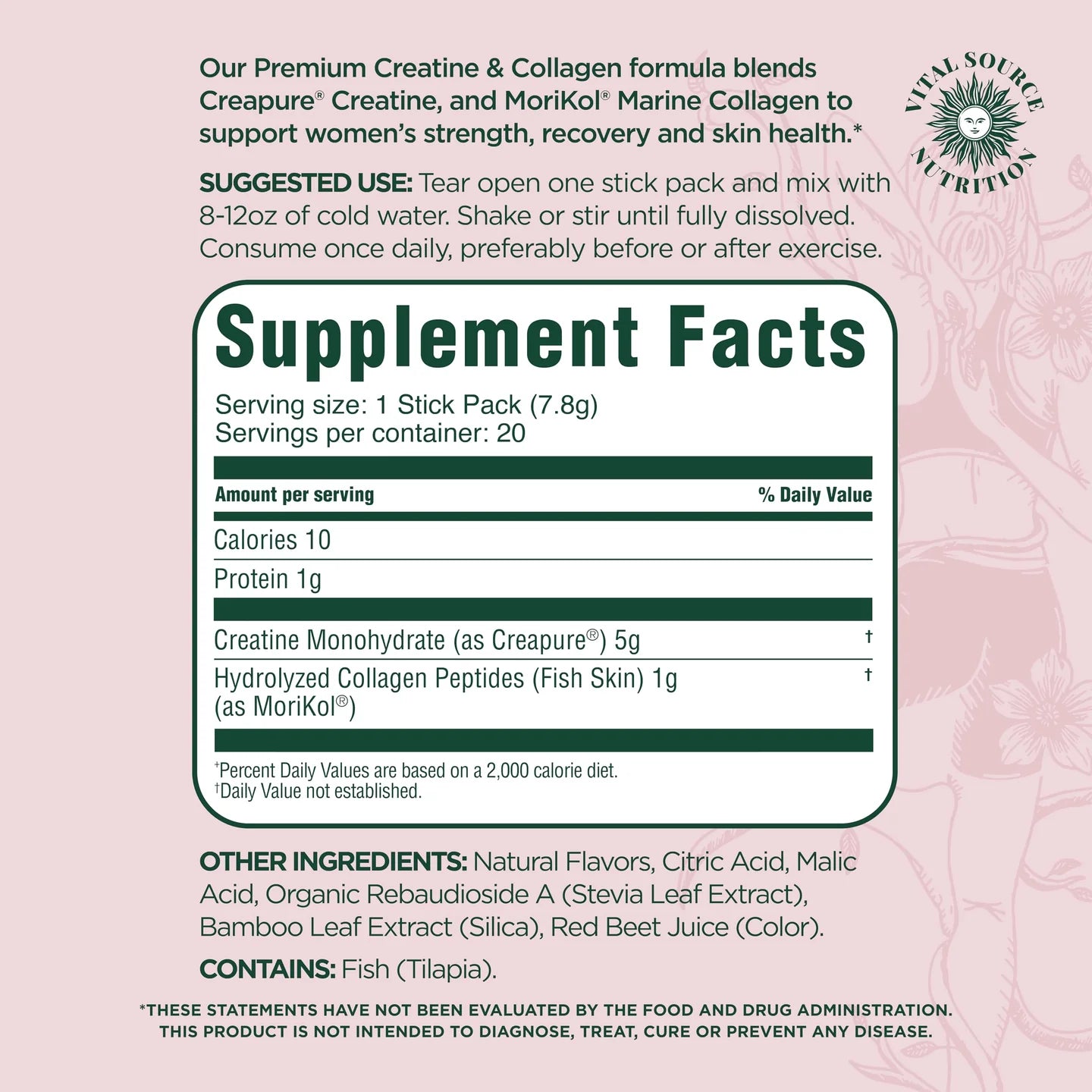 Castilo Design's Flexi Creatine & Collagen Stick Packs