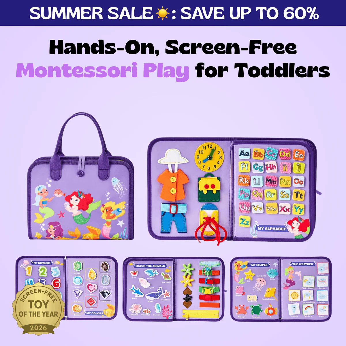 Castilo™ Montessori Busy Board
