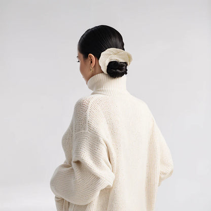Knit Twist Scrunchie