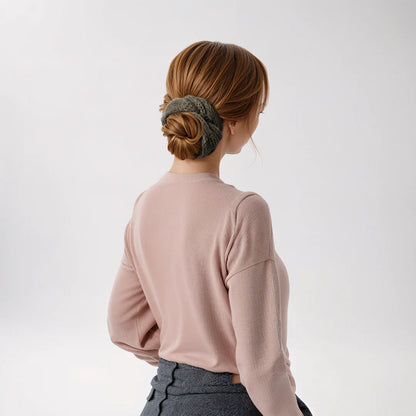 Knit Twist Scrunchie