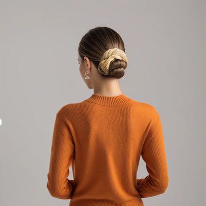 Knit Twist Scrunchie
