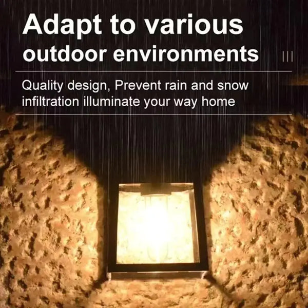 Bright Solar Wall Lantern