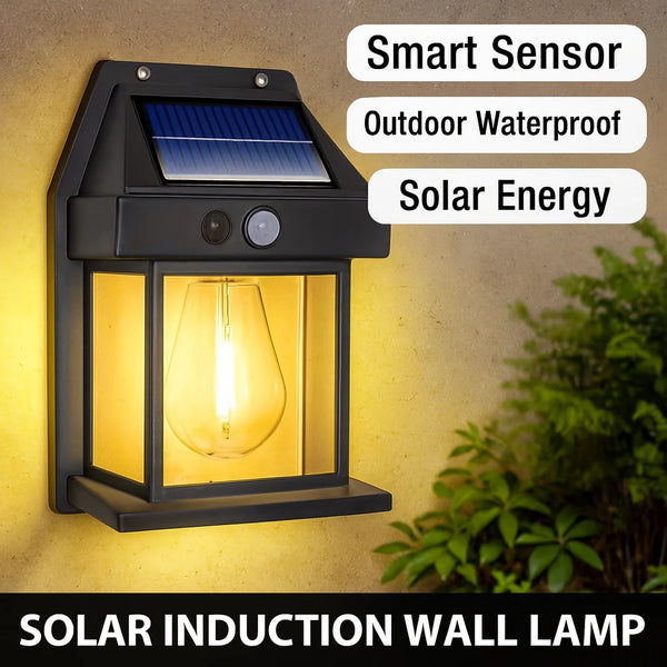 Bright Solar Wall Lantern