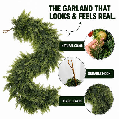 CedarBloom™ Real-Touch Garland