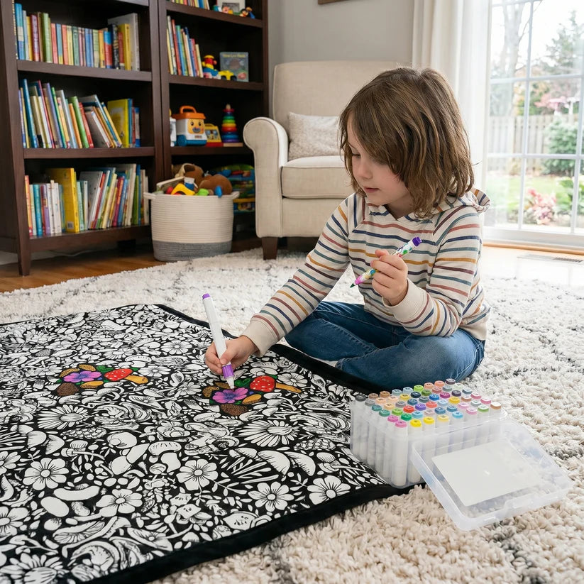 Castilo Coloring Blanket