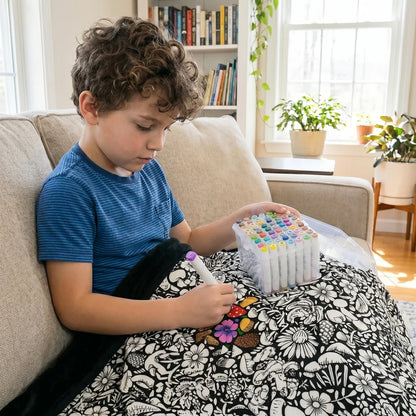 Castilo Coloring Blanket