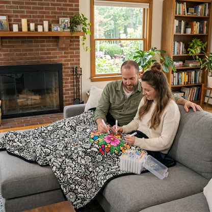 Castilo Coloring Blanket